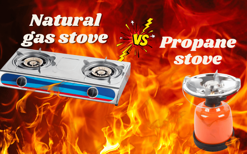 What happens if you use propane on a natural gas stove