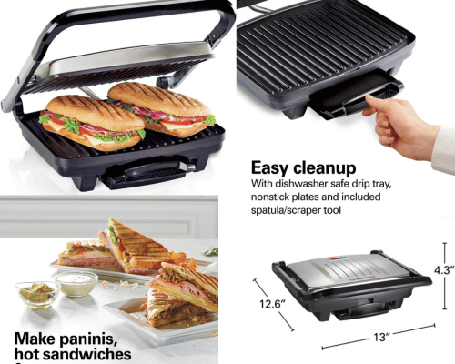 Best Panini Press with Removable Plates