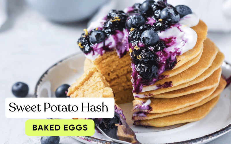Sweet Potato Hash and Baked Eggs