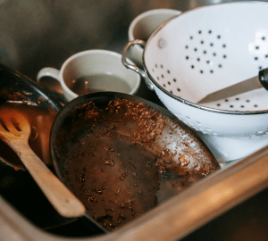 remove rust from stainless steel sink