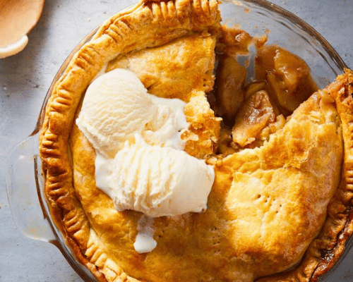 Apple Cheddar Brown Butter Pie