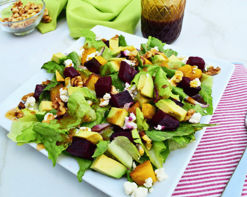 BEET AND AVOCADO SALAD