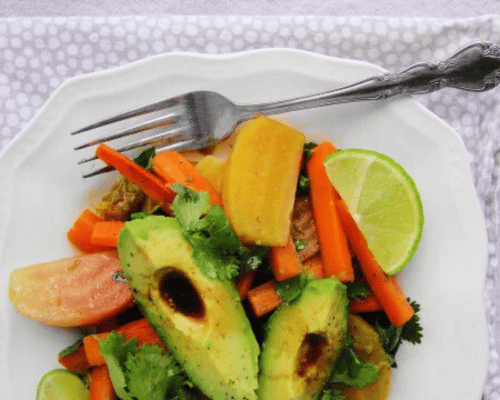 BEET AND AVOCADO SALAD