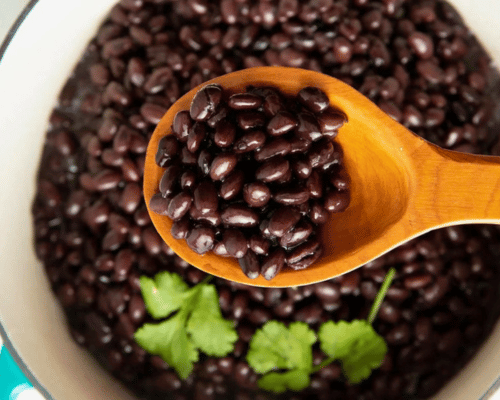 pot of black beans