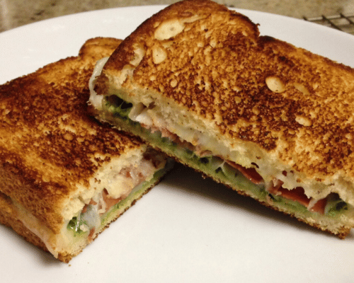 Grilled Cheese and Kale Salad