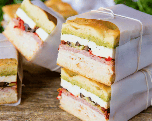 Mini Italian Brunch Sandwiches